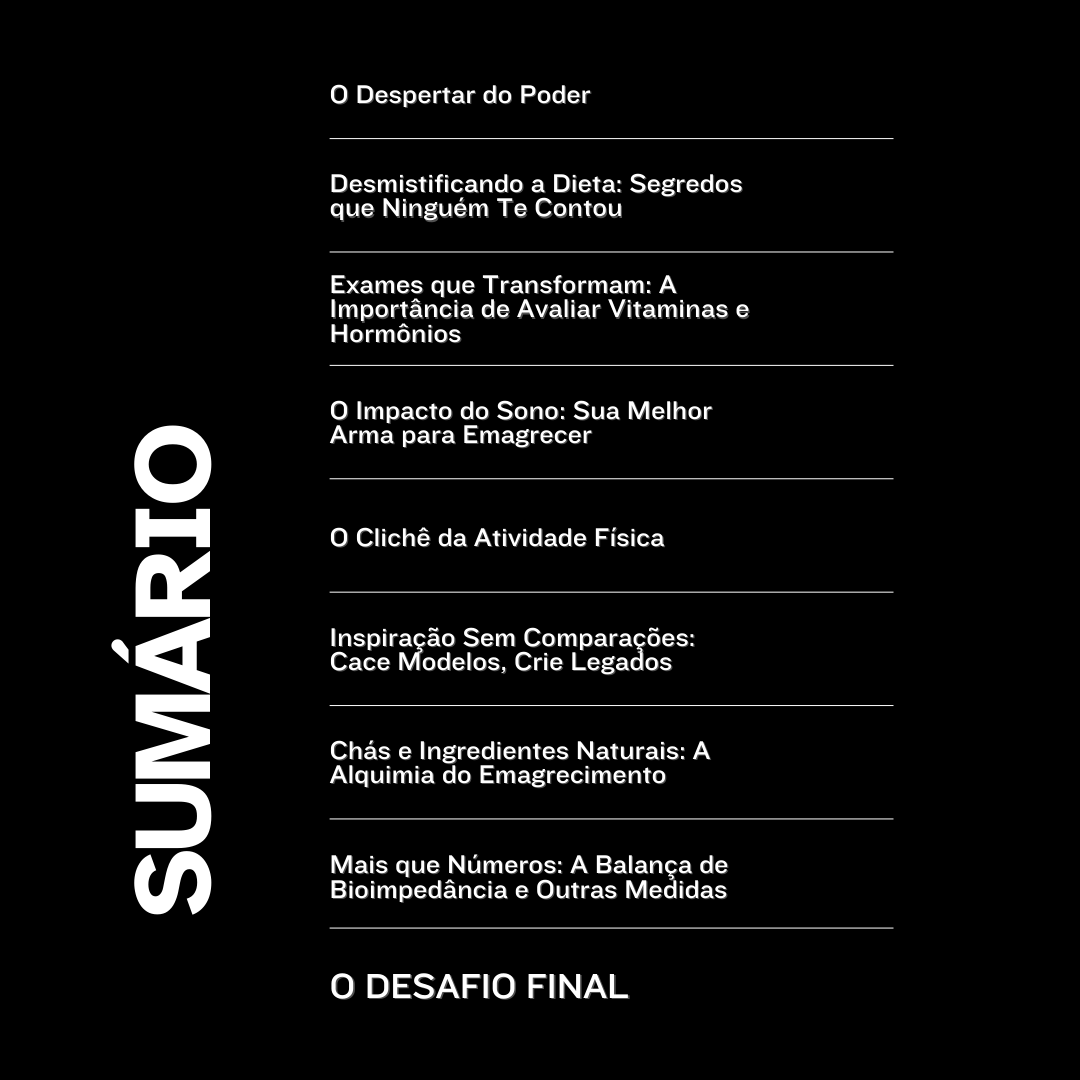 Livro Digital - Segredos Ocultos do Emagrecimento
