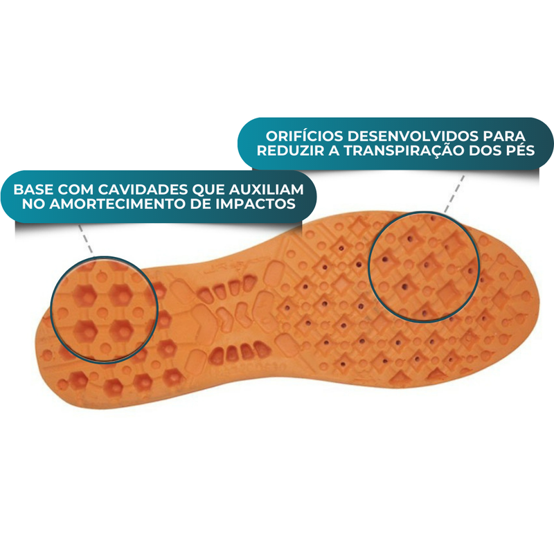 Palmilhas Ortopédicas com Absorção de Impacto