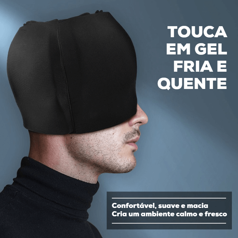 Touca de Alívio de Enxaquecas em Gel Quente e Frio