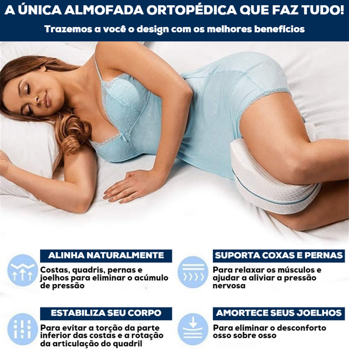 Almofada Ortopédica para Alívio da Dor nas Costas - ComfortCurve