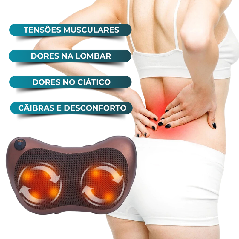 Almofada Massageadora ProConfort 8 Bolas