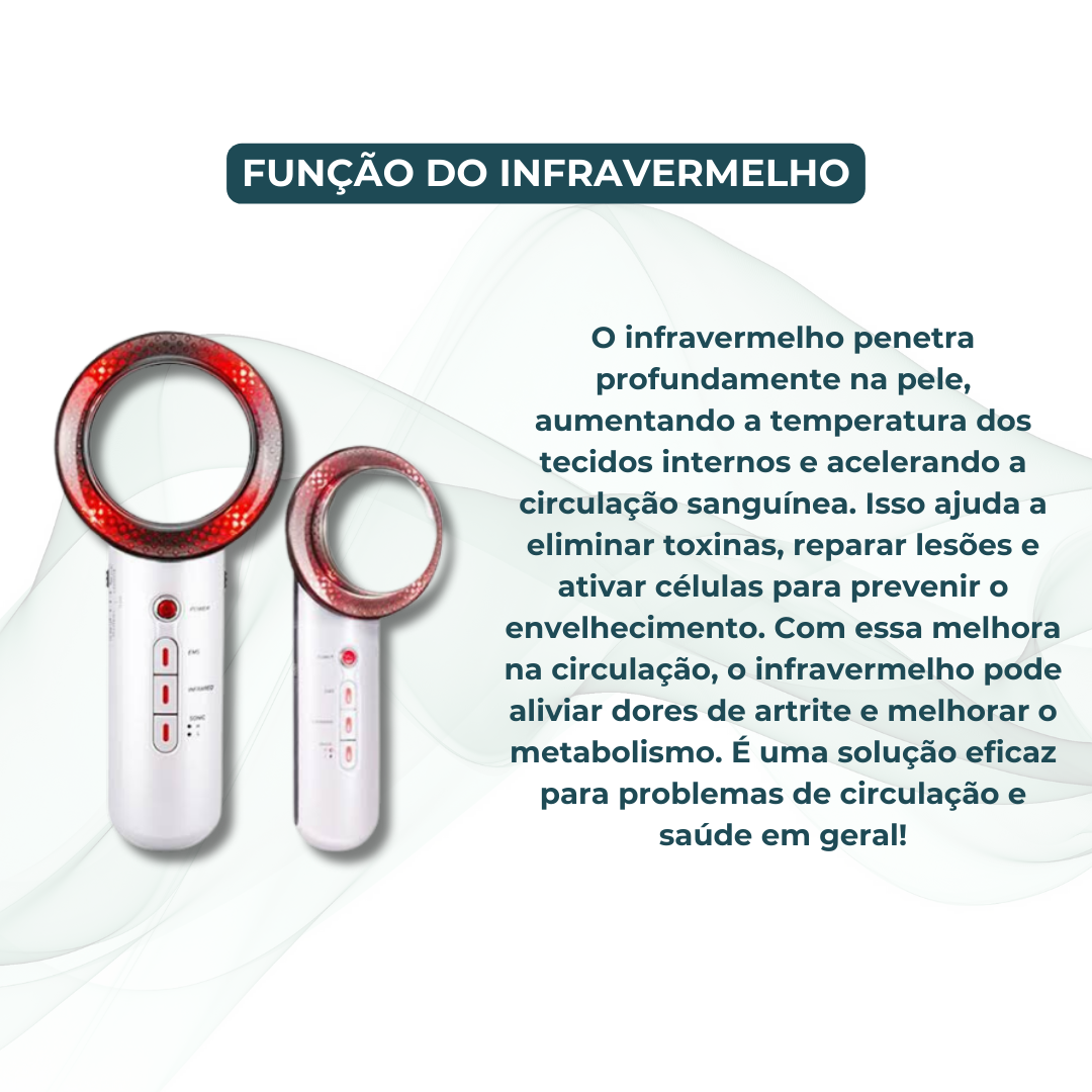 SlimPulse 3 em 1 - Aparelho Anti Gordura e Celulite