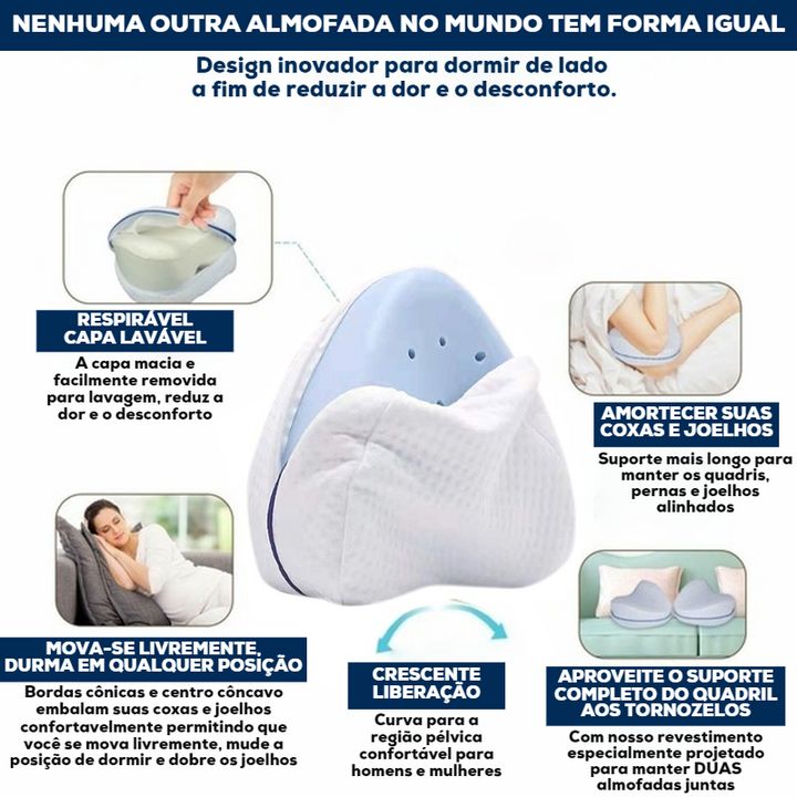 Almofada Ortopédica para Alívio da Dor nas Costas - ComfortCurve