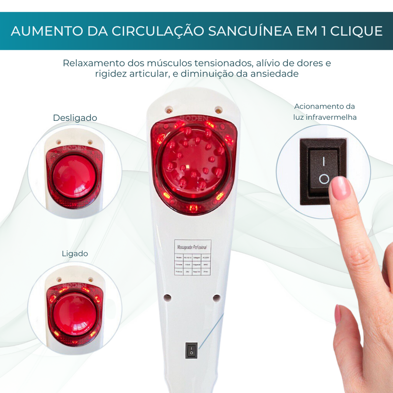 Massageador Elétrico Infravermelho BodyForce