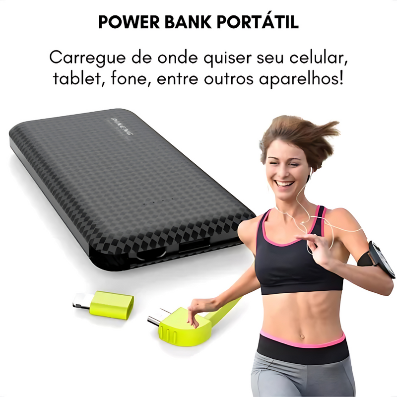 Carregador Portátil Power Bank 10.000 Mah Universal