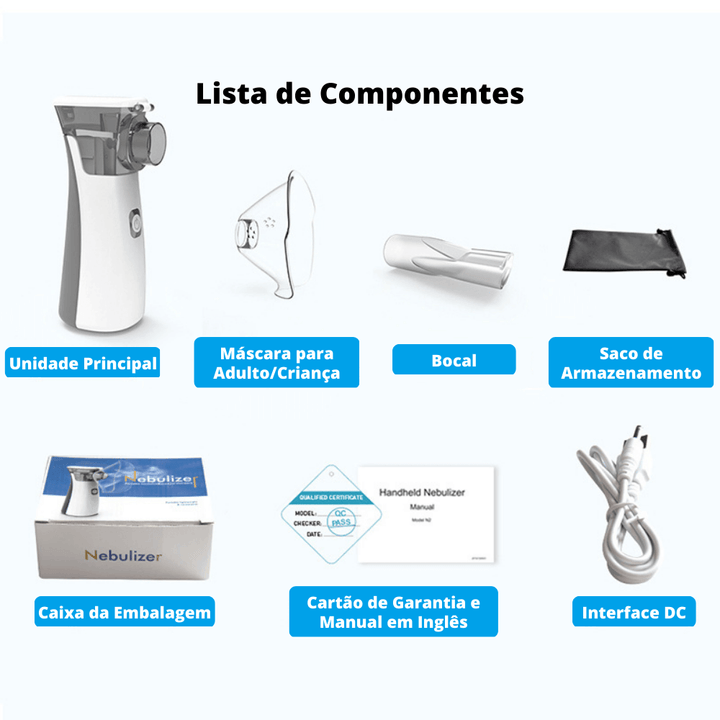 Nebulizador Silencioso Portátil - CalmCloud