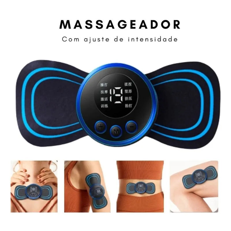 Mini Massageador Portátil EMS