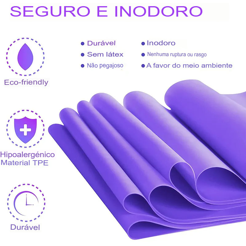 Bandas de Resistência Para Exercícios - 04 Níveis