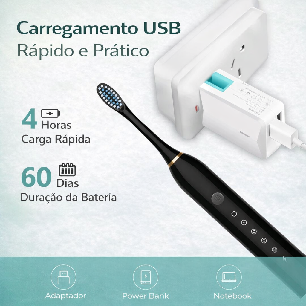 LuxDent - Escova de Dentes Elétrica