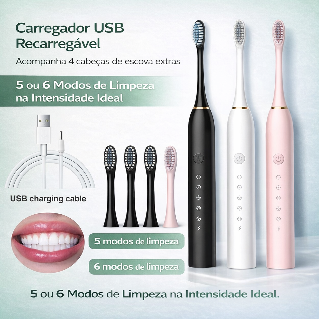 LuxDent - Escova de Dentes Elétrica