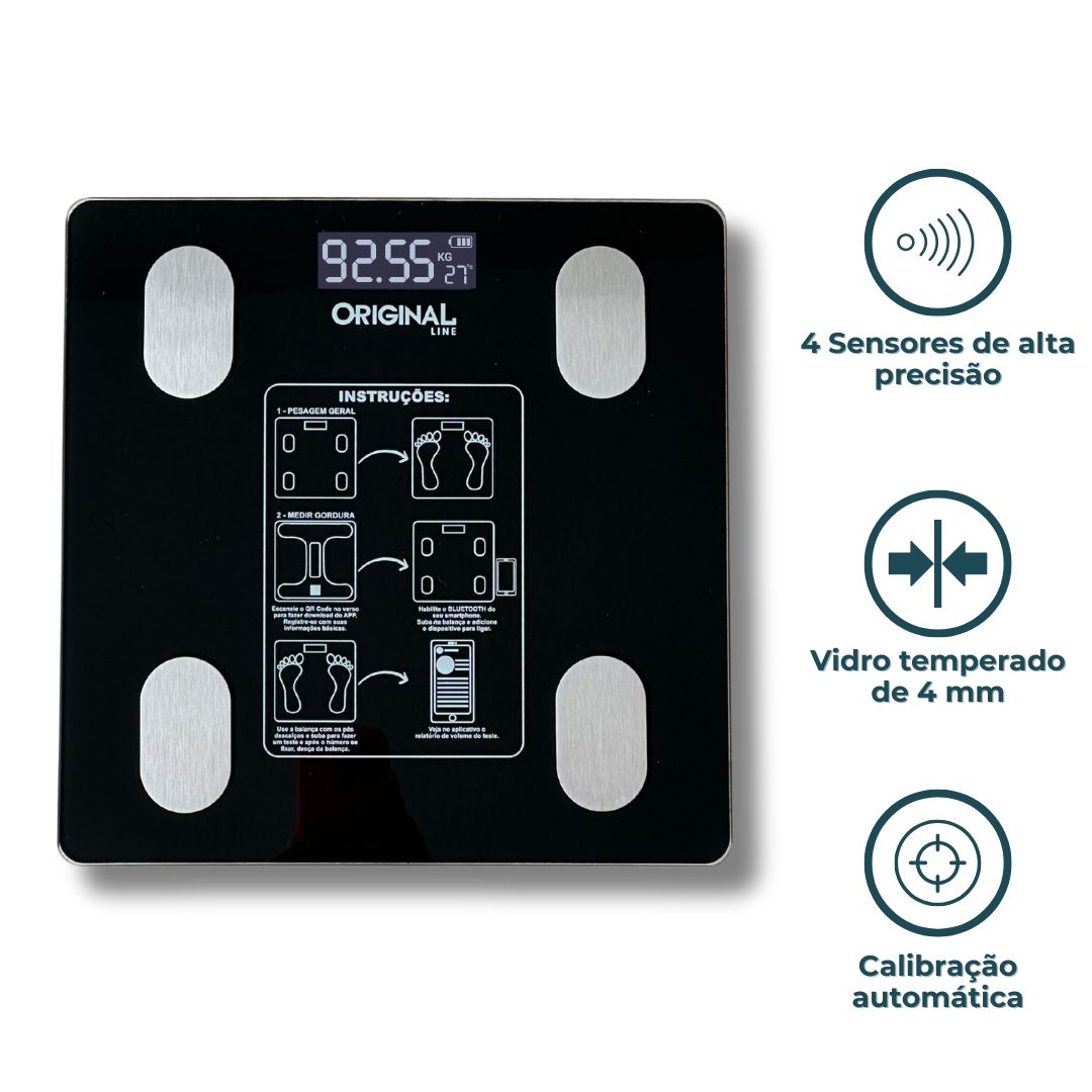 Balança SmartBody com Bioimpedância