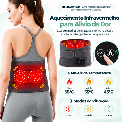 RelaxLombar – Cinta Massageadora Lombar com Aquecimento e Vibração