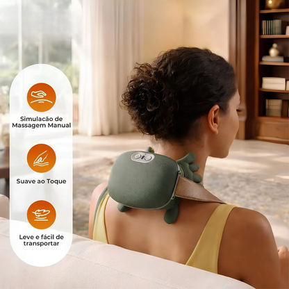 RelaxFit – Massageador de Pescoço e Ombros com Aquecimento