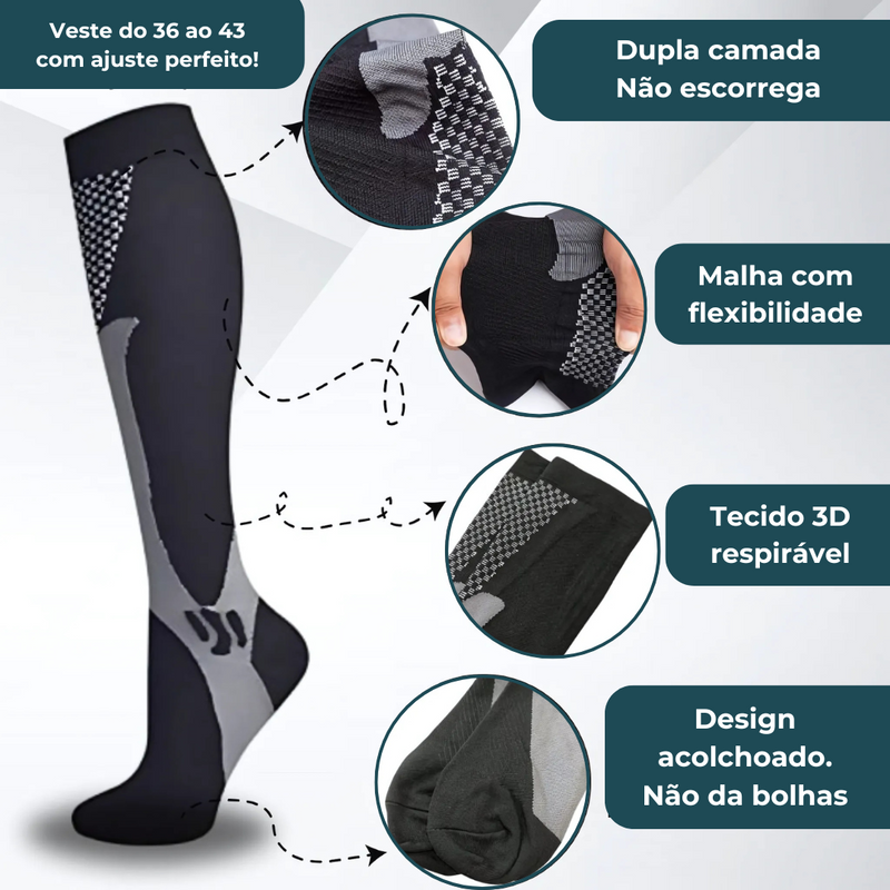 Meias Térmicas Pro Comfort - Esporte e Saúde
