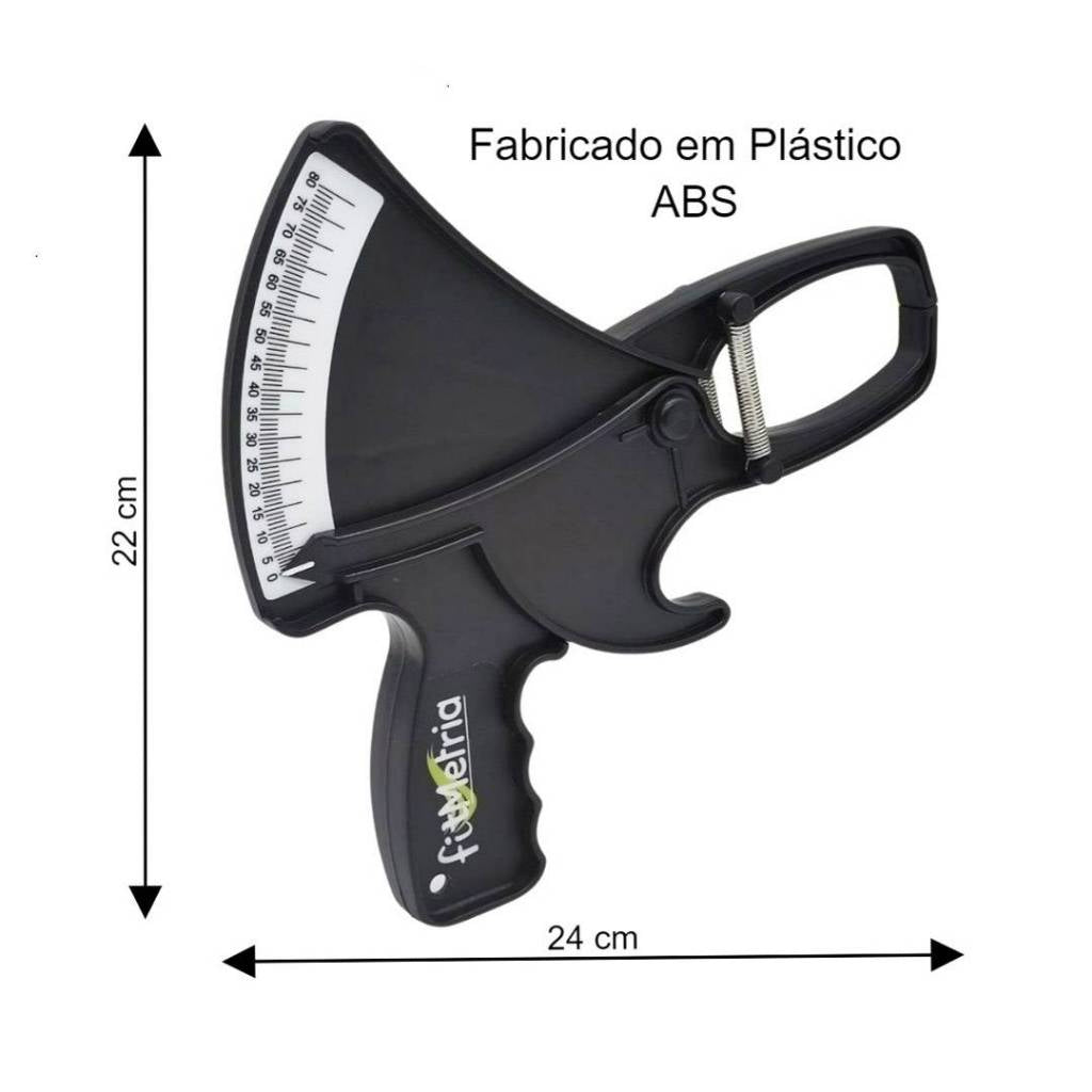 FitMed Pro – Adipômetro Clínico de Precisão para Avaliação Corporal