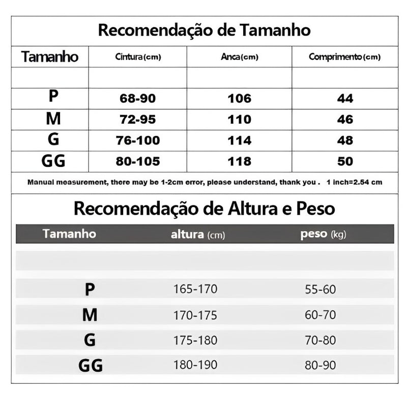 Bermuda Sport 2 em 1